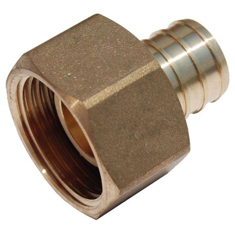 Sharkbite In Brass Pex Barb X Female Swivel Adapter Uc Lfa The