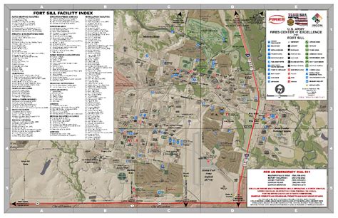 Fort Sill Map | Fort sill, Map, Fort