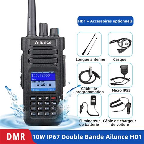 Ailunce HD1 DMR Radio Digital Walkie Talkie DMR Radio Amateur Num Rique