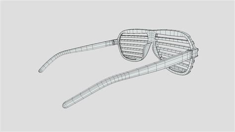 Shutter Glasses Low Poly - 3D Model by frezzy