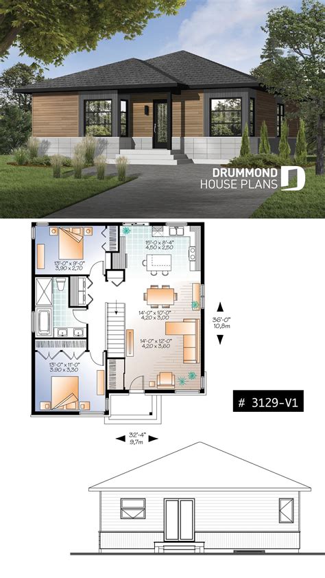 20 Modern House Plan 1 Floor in 2023 | Craftsman house plans, Rustic ...