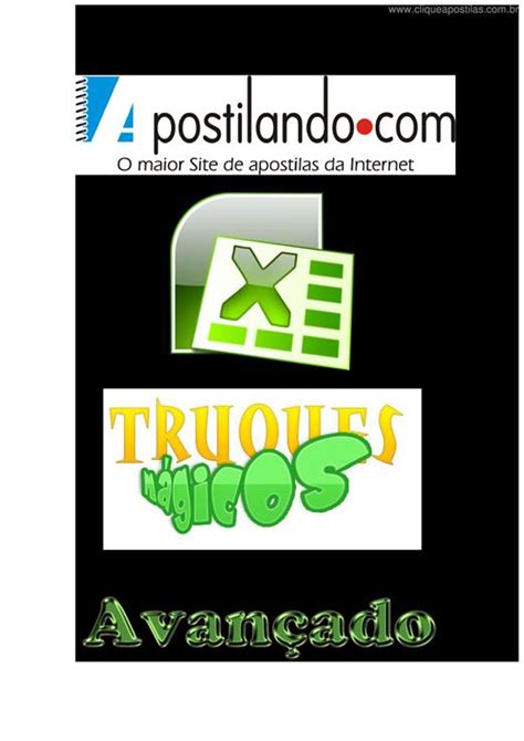 Clique Apostilas Apostilas Sobre Tabelas Din Micas No Excel