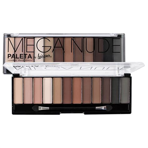 Paleta De Sombras Mega Nude Luisance Shopee Brasil