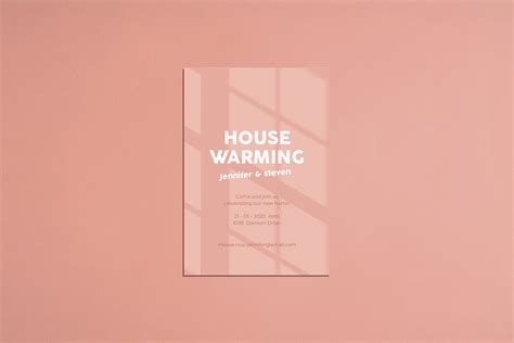 Housewarming Invitation Template Psd So You Ve Got A Gorgeous Template Picked Out