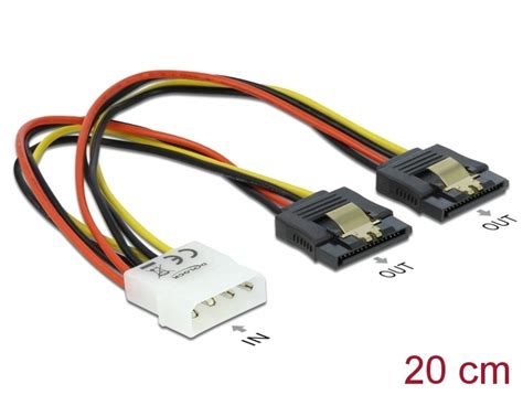 Delock Products Delock Cable Power Molex Pin Male X Sata