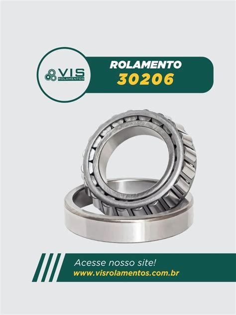 ROLAMENTO 30206 IMPORTADO Comprar Em VIS ROLAMENTOS