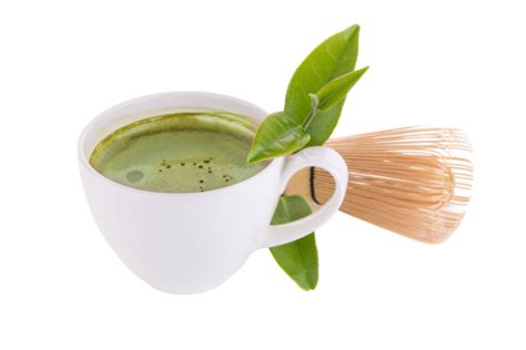 The Alluring Pairing Of Matcha Powder And Green Tea Matcha Latte Served