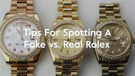 Tips For Spotting A Fake Vs Real Rolex Youtube