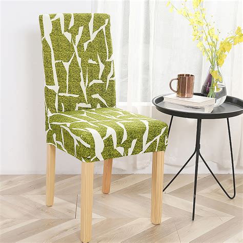 1/2/4/6X Dining Chair Covers Stretch Removable Chair Slipcovers Modern ...