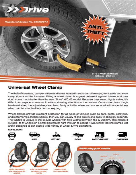 Deluxe Wheel Clamp | ISP Glendale