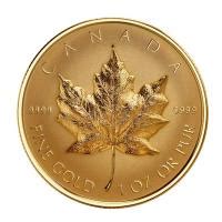 Kanada Cad Maple Leaf Oz Gold Ultra Highrelief Im Online