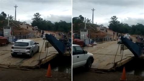 Not Cias Balsa Substituir Pista Improvisada Onde Ponte Caiu Na Br