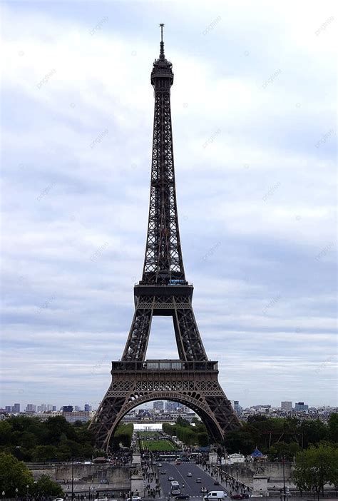 Fundo Trocadero Vista Da Torre Eiffel C U Sena Ferro Foto E Imagem Para