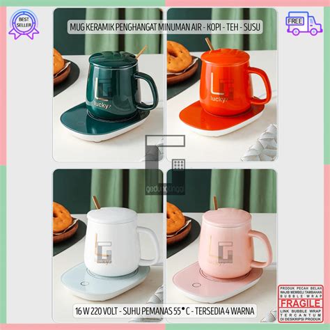 Jual Mug Cangkir Gelas Listrik Pamanas Penghangat Minuman Kopi Susu Cup