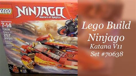 Lego Ninjago Build Katana V11 Set 70638 Youtube