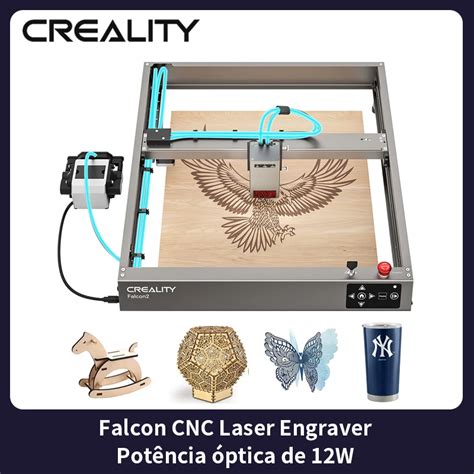 Creality Falcon M Quina Gravadora A Laser W Maior Precis O De Corte