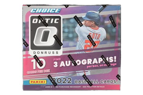 2022 Panini Donruss Optic Baseball Choice Box