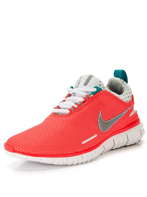 Nike Free Womens Trainers in Orange (orange/white) | Lyst