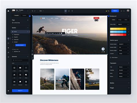 web builder  joviass  dribbble