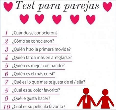 Cuánto conoces a tu novia Descubre la verdad con este test de