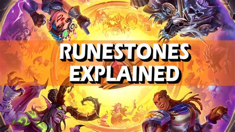 Runestones Explained What Are Runestones In Hearthstone Youtube