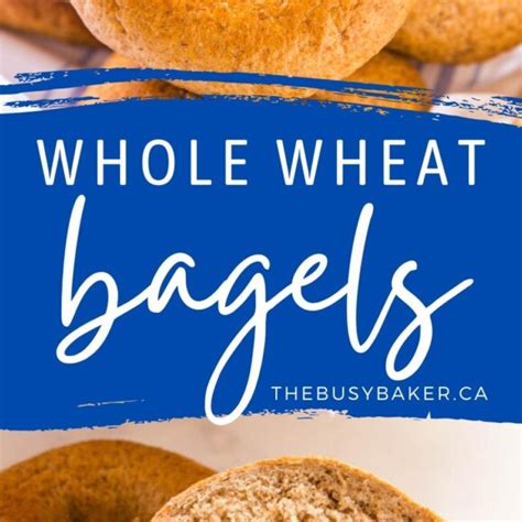 Whole Wheat Bagels - The Busy Baker