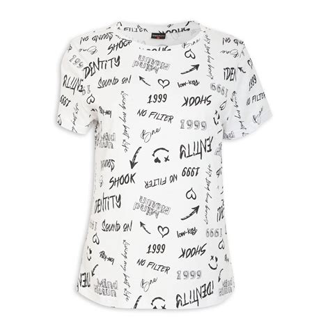 White Graphic Tee 3125262 Identity