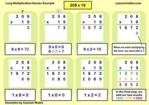 Long Multiplication Harder Example Free Teaching Resources