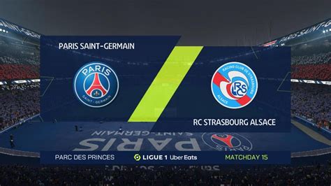 FIFA 23 Paris Saint Germain Vs RC Strasbourg Alsace Ligue 1 Round