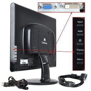 19 Gateway FPD1975W DVI Blu Ray 720p Widescreen LCD Monitor W HDCP