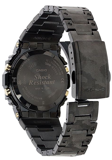 Grid Tunnel Black Ion Plated Gmw B Cs Casio G Shock Wrist Watch