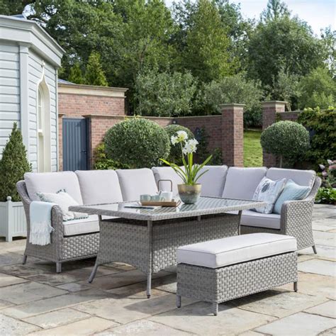 Kettler Charlbury Casual Garden Dining Corner Sofa Set