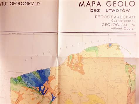 Mapa Geologiczna Polski Bez Utwor W Czwartorz Dowych