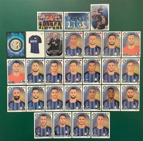 Figurine Stickers Calciatori Panini Squadra Completa Inter