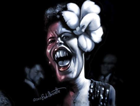 Billie Holiday By Tobo Famous People Cartoon Toonpool