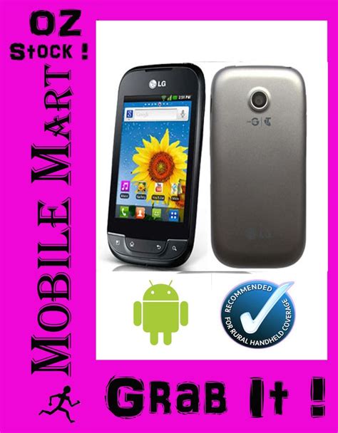 Unlocked Lg Optimus Spirit P690 Telstra Blue Tick Phone Android 23