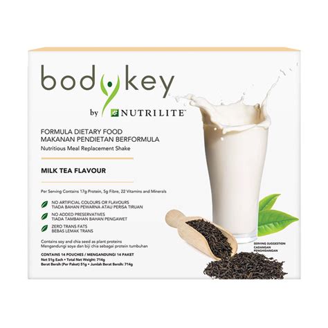 M Bodykey By Nutrilite Meal Replacement Shake Milk Tea