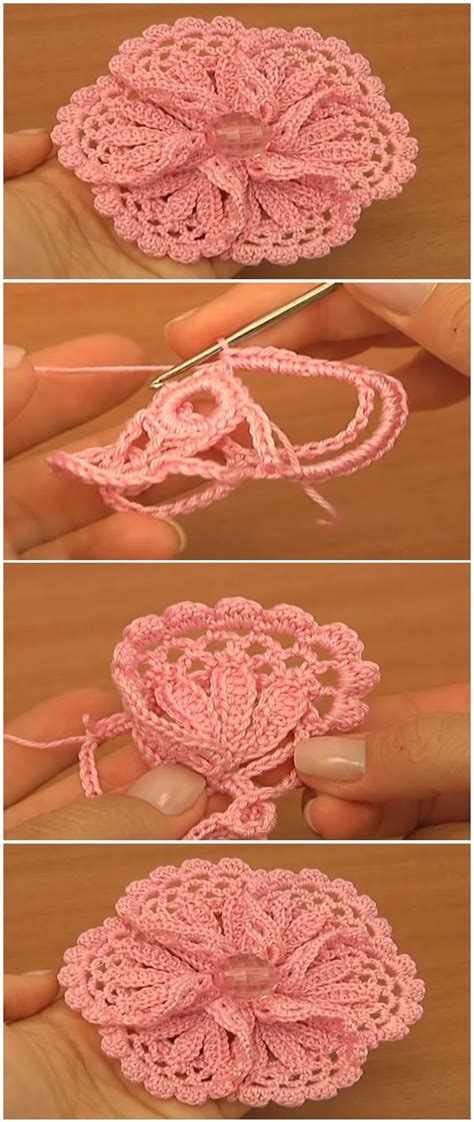 Ilove Crochet Crochet Flower Tutorial Crochet Flower Patterns