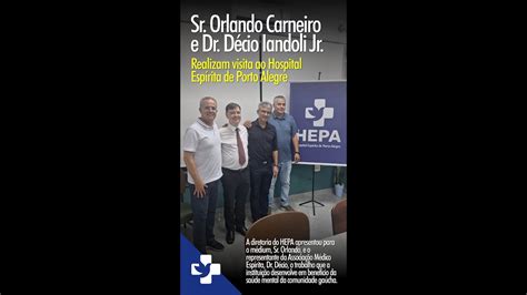 Sr Orlando Carneiro E Dr D Cio Iandoli Jr Realizam Visita Ao