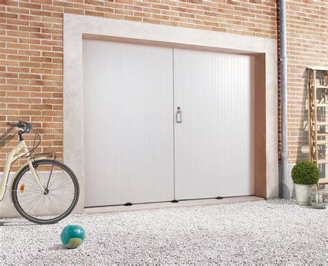 Porte Garage Pliante Manuelle PRIMO PVC H 200 X L 240 Blanc Leroy Merlin