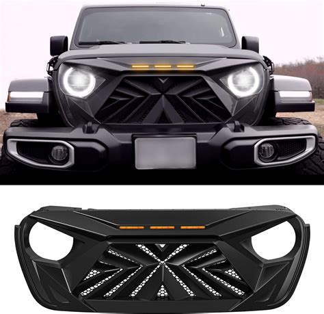 Amazon Xprite Matte Black Front Grille Grid Grill W Mesh