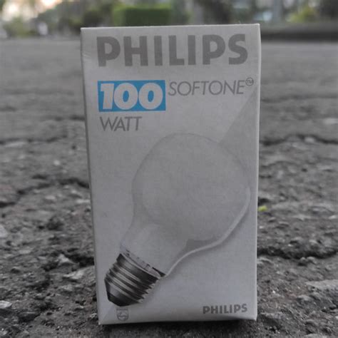 Jual Lampu Philips Softone W E V Pijar Susu Volt Watt