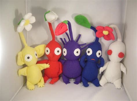 Pikmin Plush Set Commission By Pandari On Deviantart