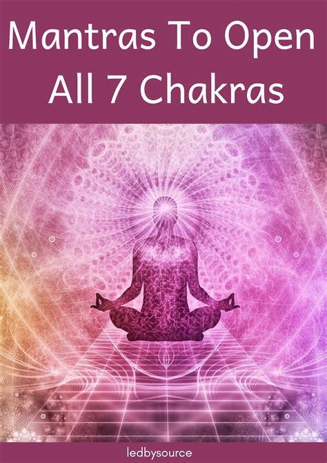 Mantras For The 7 Chakras Root Chakra Meditation Healing Meditation