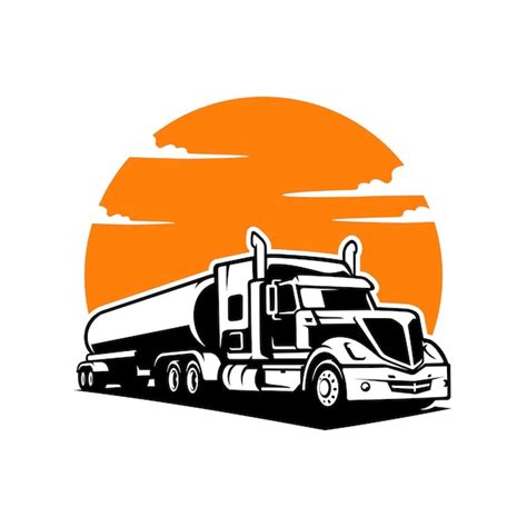 Tanker Truck Illustration Logo Vector Premium Ai Generated Vector