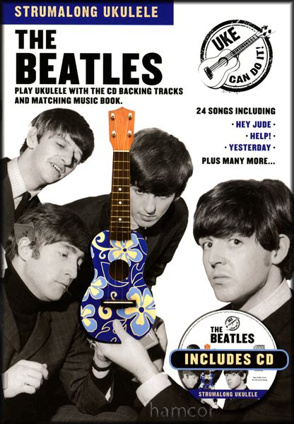 The Beatles Strumalong Ukulele Chord Songbook with Play-Along Backing ...