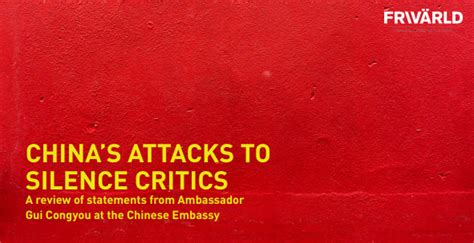 New Brief Chinas Attacks To Silence Critics Frivärld