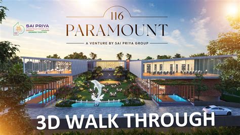 3D WALK THOUGH Of 116 Paramount Sai Priya Constructions Balakrishna