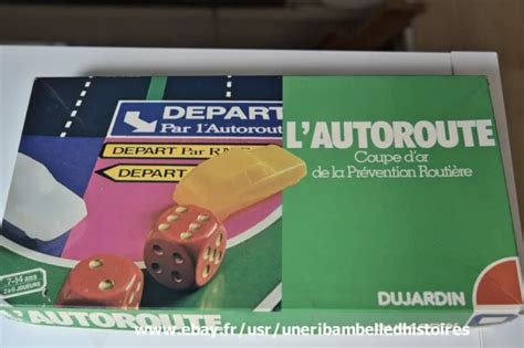 JEU DE SOCIÉTÉ L Autoroute vintage Dujardin complet EUR 17 00