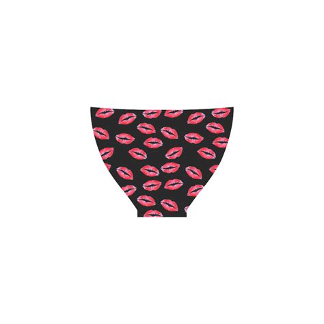 Lipstick Kisses Custom Bikini Swimsuit ID D514029